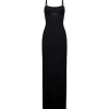 Convertible Slit Maxi Dress