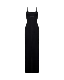 Convertible Slit Maxi Dress