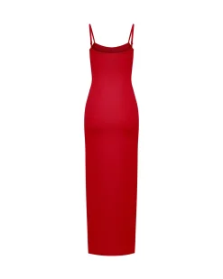Convertible Slit Maxi Dress