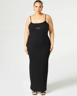 Convertible Slit Maxi Dress