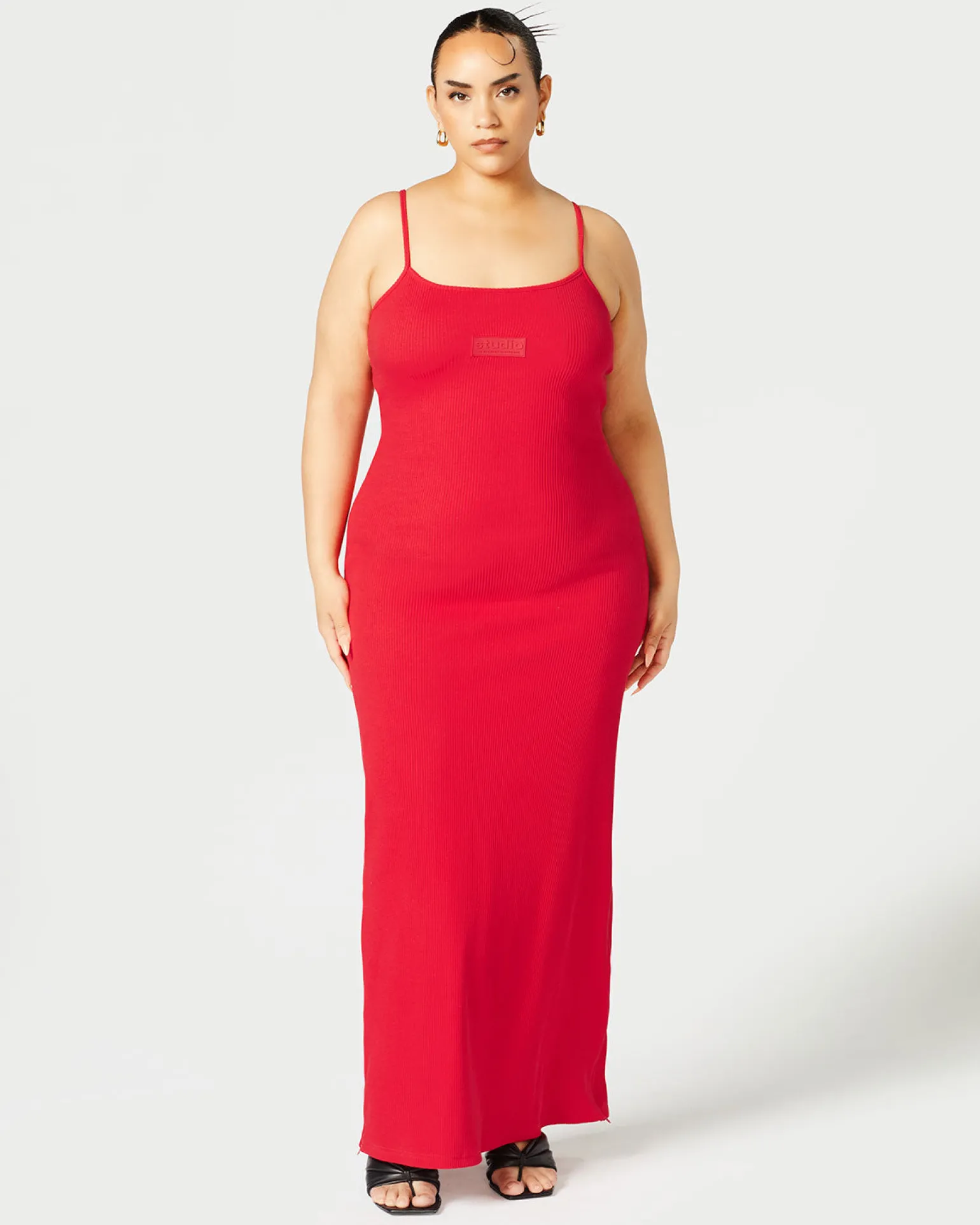 Convertible Slit Maxi Dress