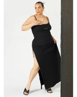 Convertible Slit Maxi Dress