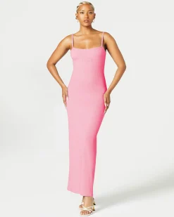 Convertible Slit Maxi Dress