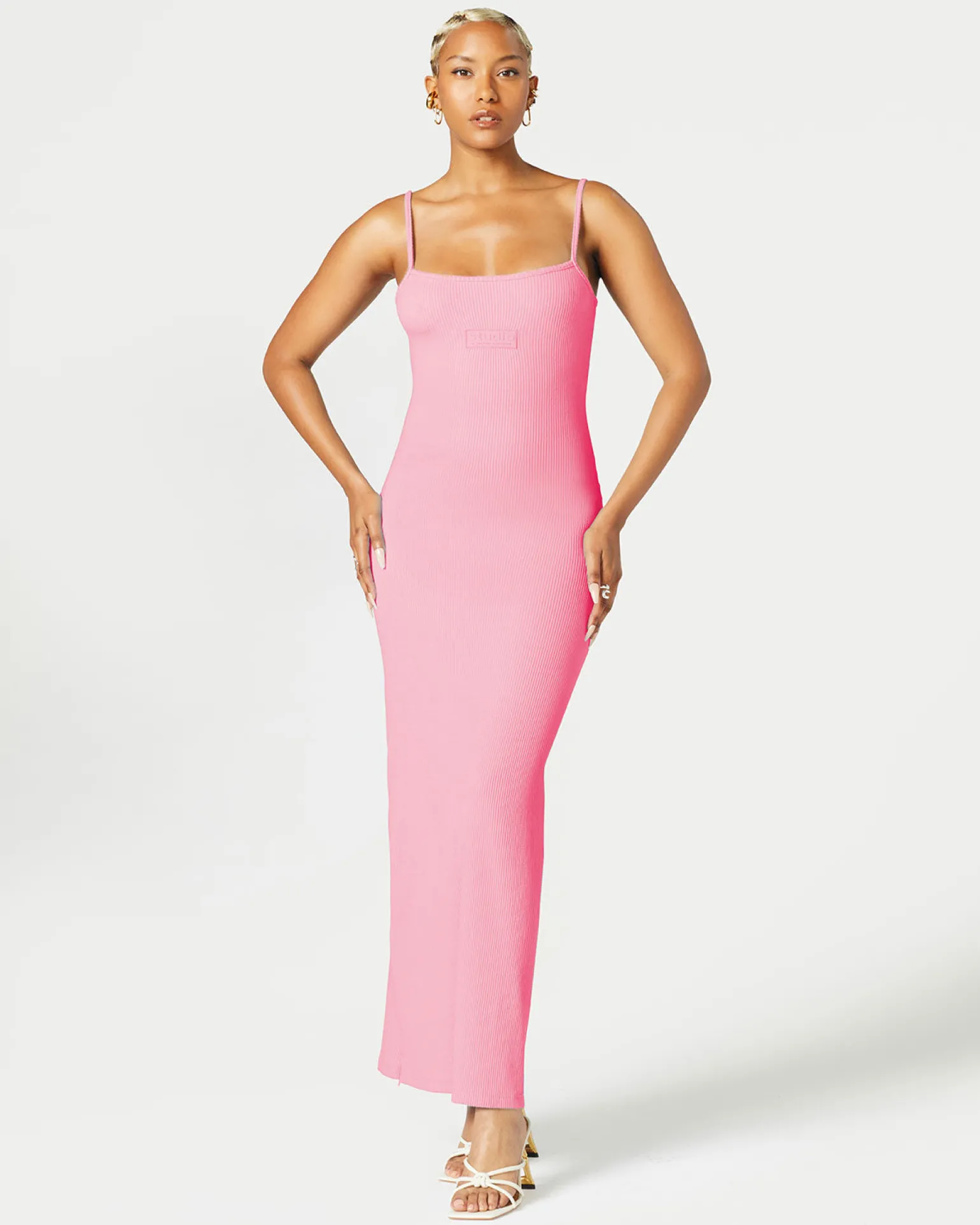Convertible Slit Maxi Dress