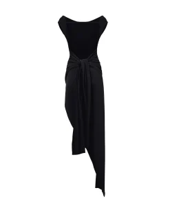 Draped Jersey Dress