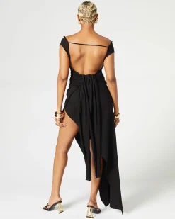 Draped Jersey Dress