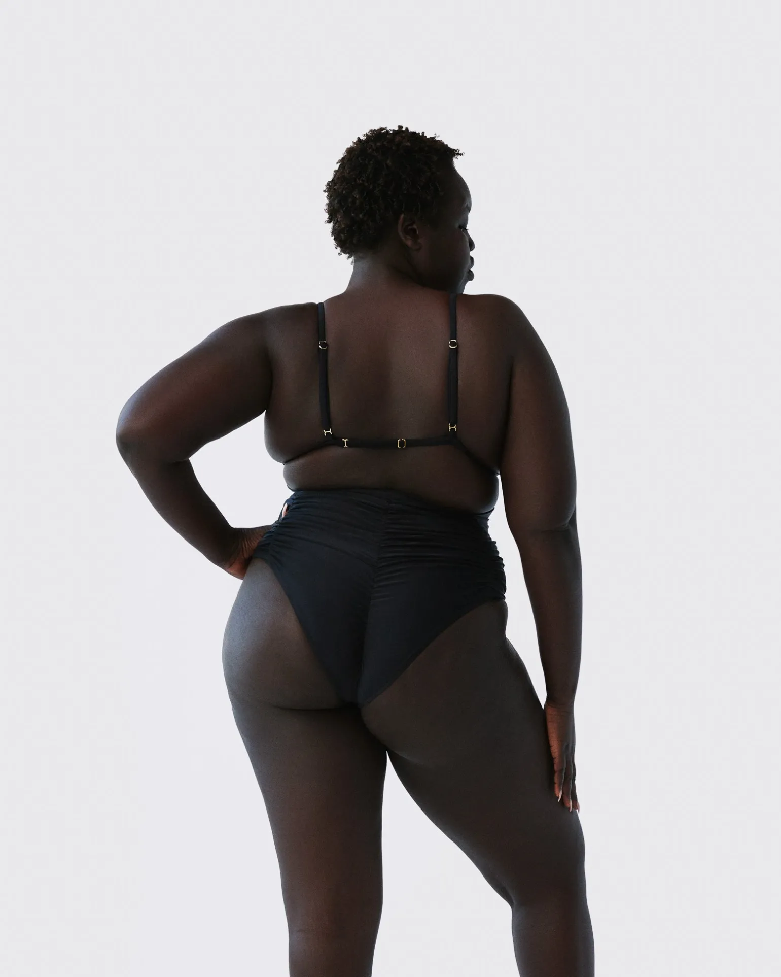 High-Waist Swim Bottom