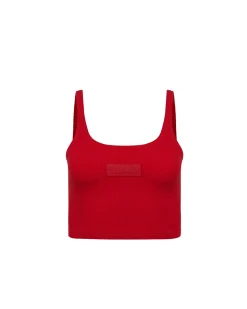 Logo Crop Tank Top