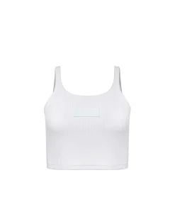 Logo Crop Tank Top