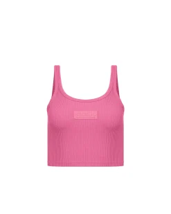 Logo Crop Tank Top