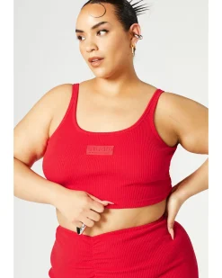 Logo Crop Tank Top