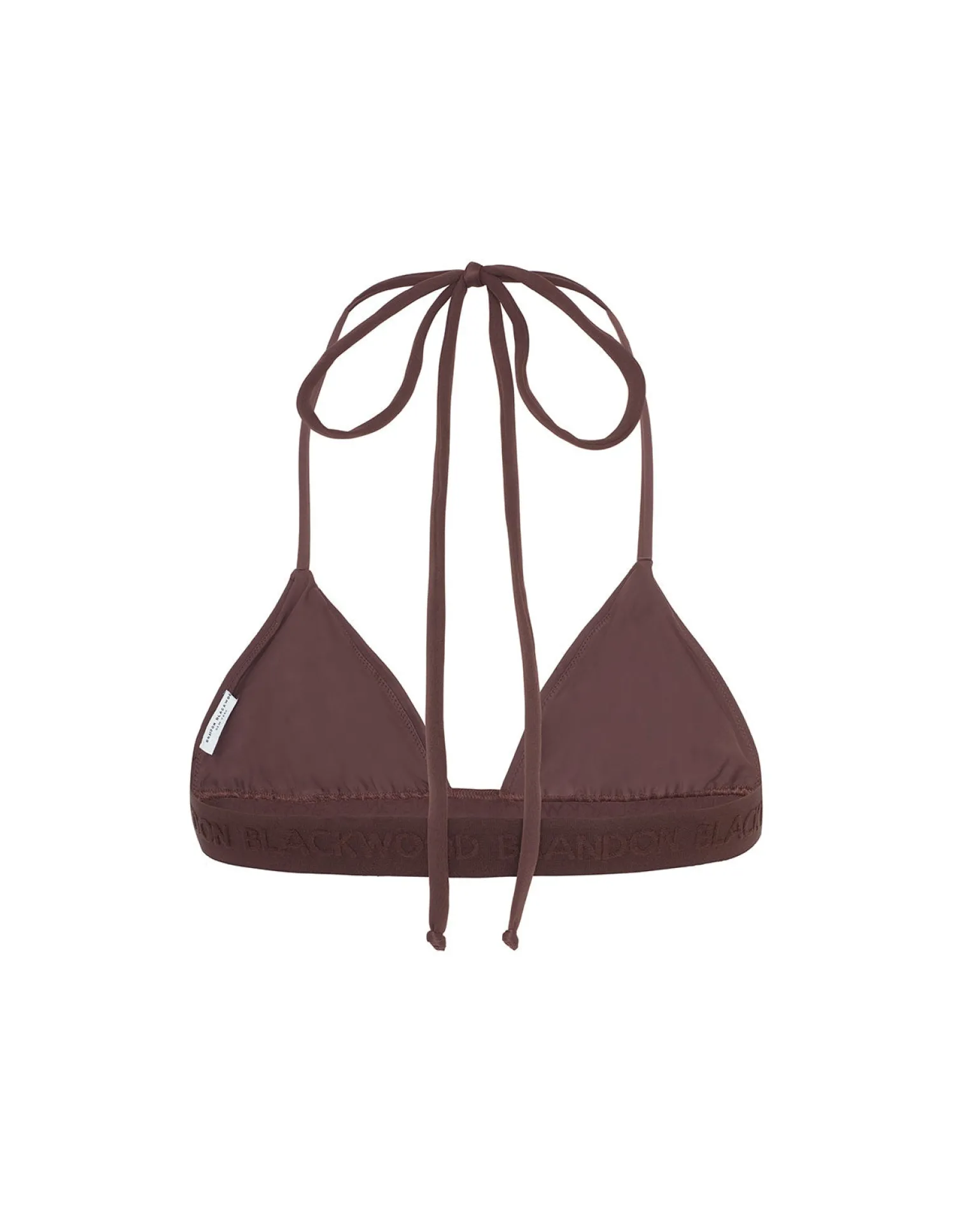 Logo Halter Bikini Top
