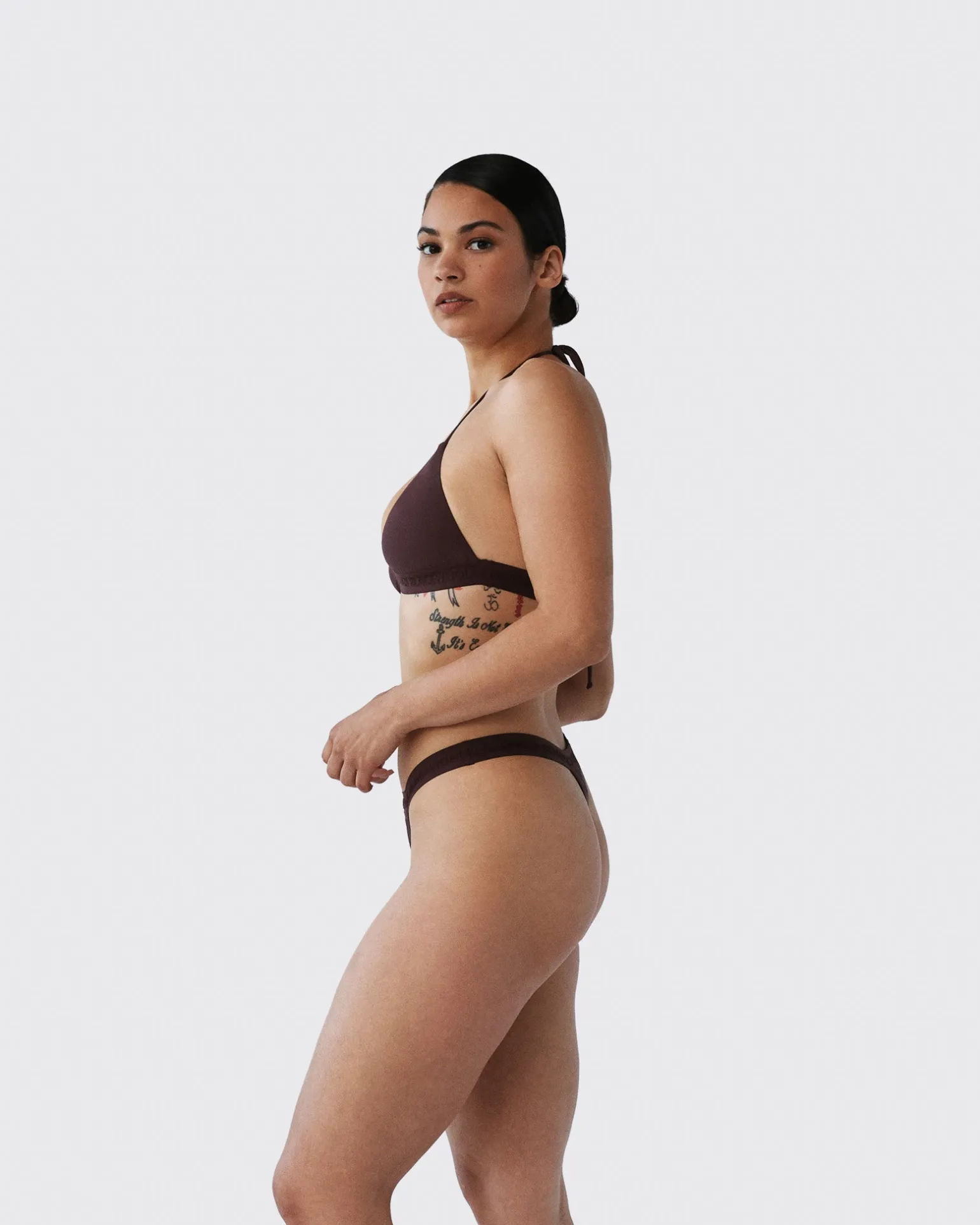 Logo Halter Bikini Top