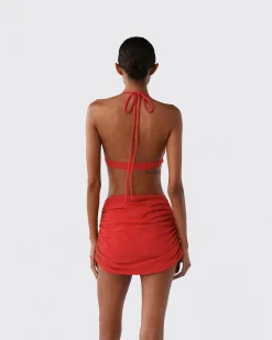 Logo Halter Bikini Top