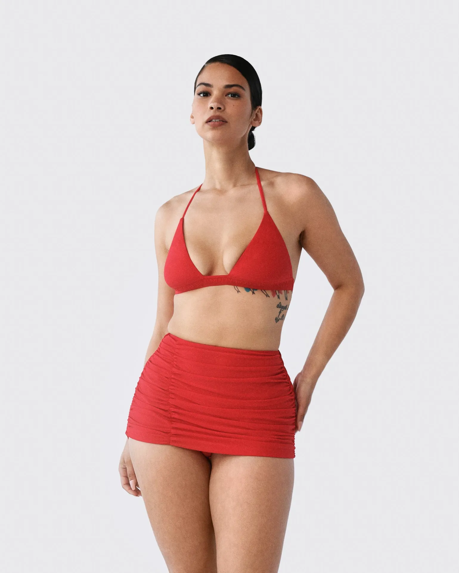 Logo Halter Bikini Top