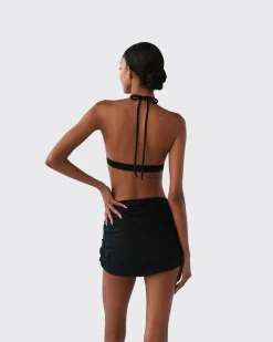 Logo Halter Bikini Top