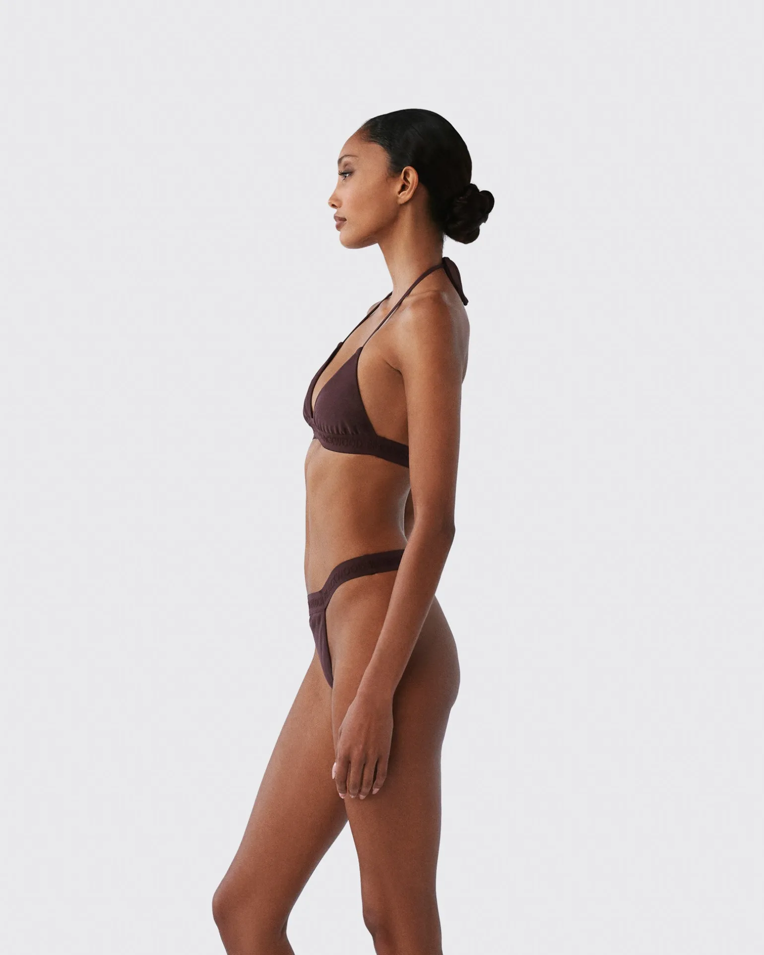 Logo Halter Bikini Top