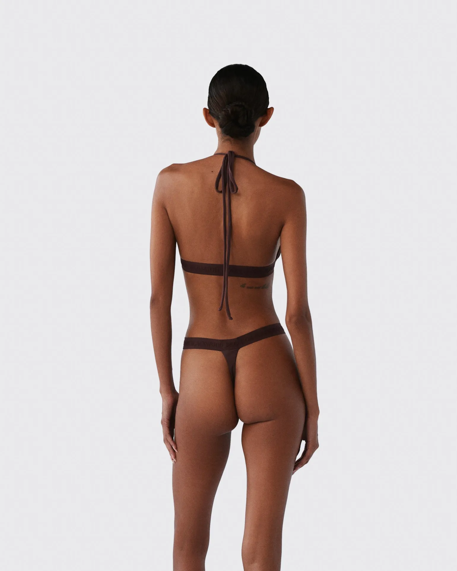 Logo Halter Bikini Top