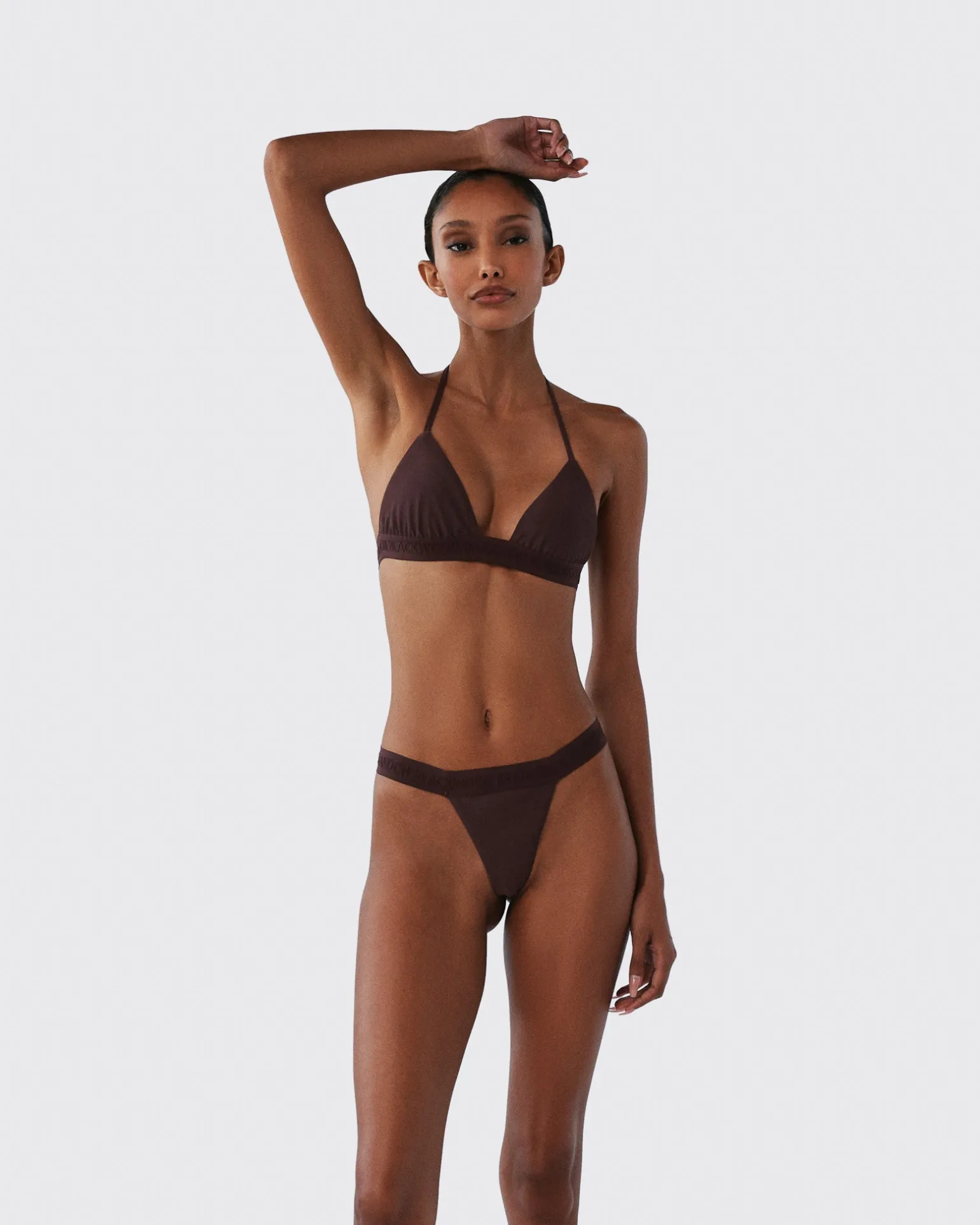 Logo Halter Bikini Top
