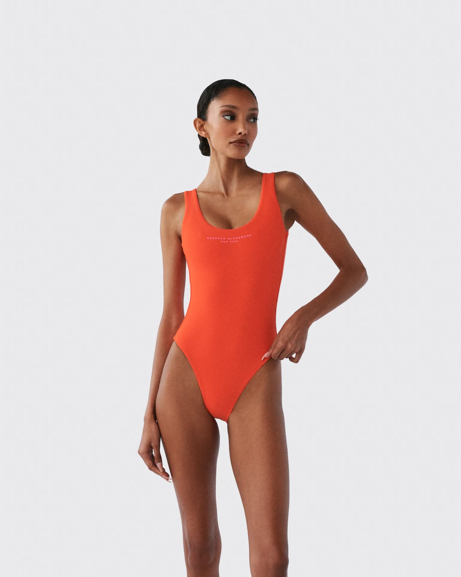 Logo One-Piece Swimsuit