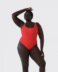 Logo One-Piece Swimsuit