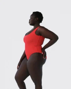 Logo One-Piece Swimsuit