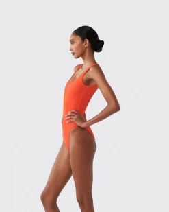 Logo One-Piece Swimsuit