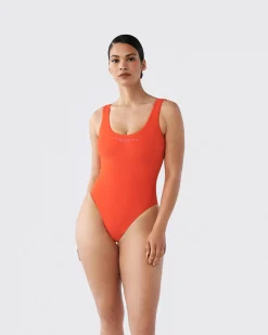 Logo One-Piece Swimsuit