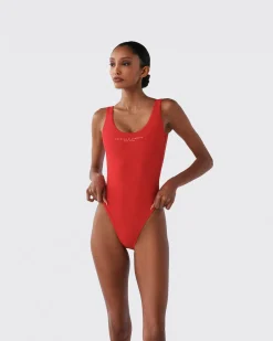 Logo One-Piece Swimsuit