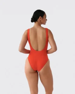 Logo One-Piece Swimsuit