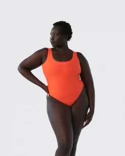 Logo One-Piece Swimsuit
