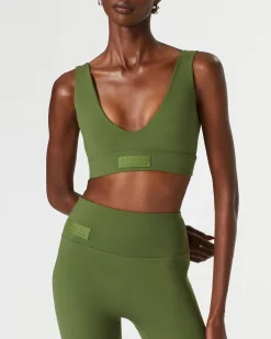 Plunge Neck Yoga Bralette