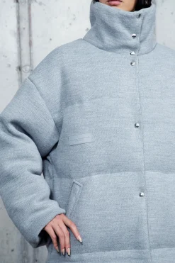 Ribbed Comforter Coat