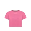 Ribbed Crew Neck Crop Top