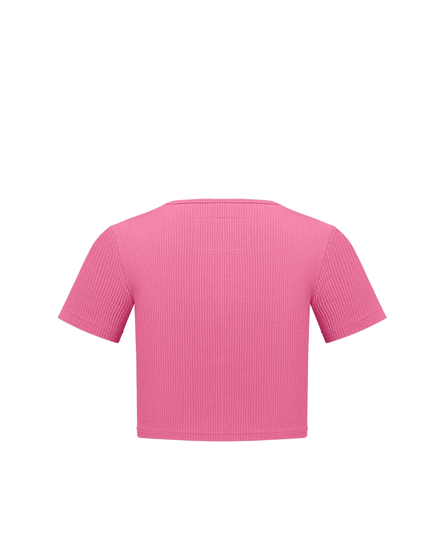 Ribbed Crew Neck Crop Top