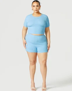 Ribbed High Waist Short