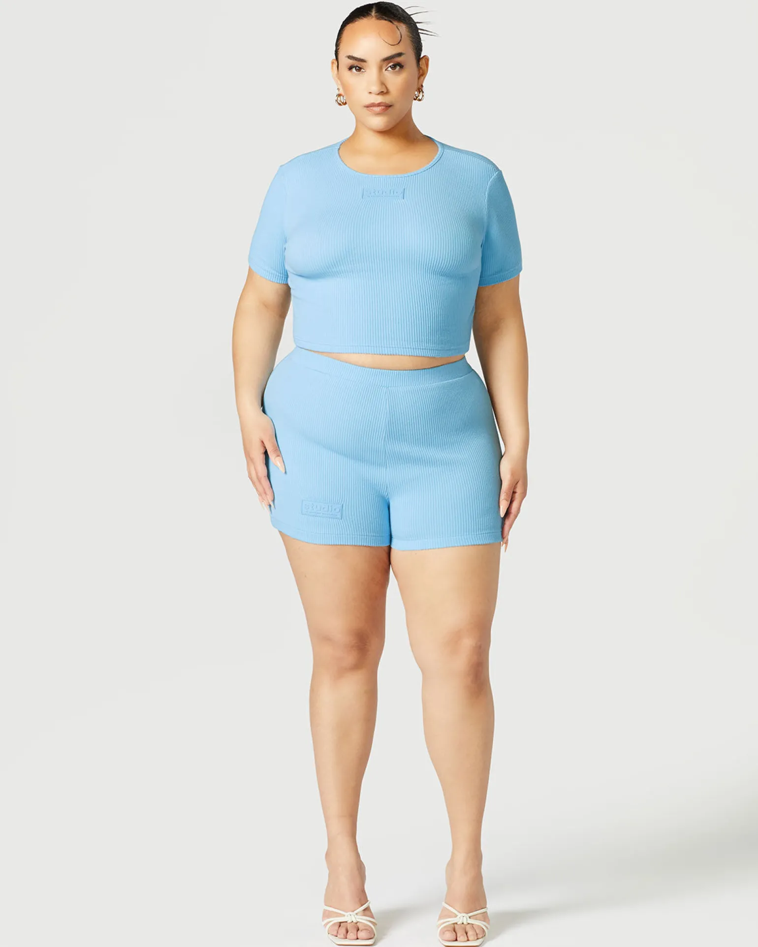 Ribbed High Waist Short