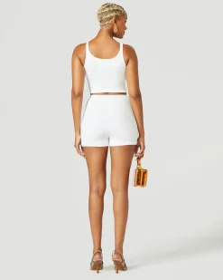 Ribbed High Waist Short