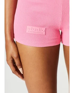 Ribbed High Waist Short