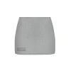 Ribbed Mid Rise Skirt