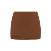 Ribbed Mid Rise Skirt