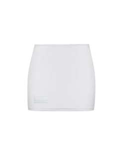Ribbed Mid Rise Skirt