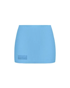 Ribbed Mid Rise Skirt