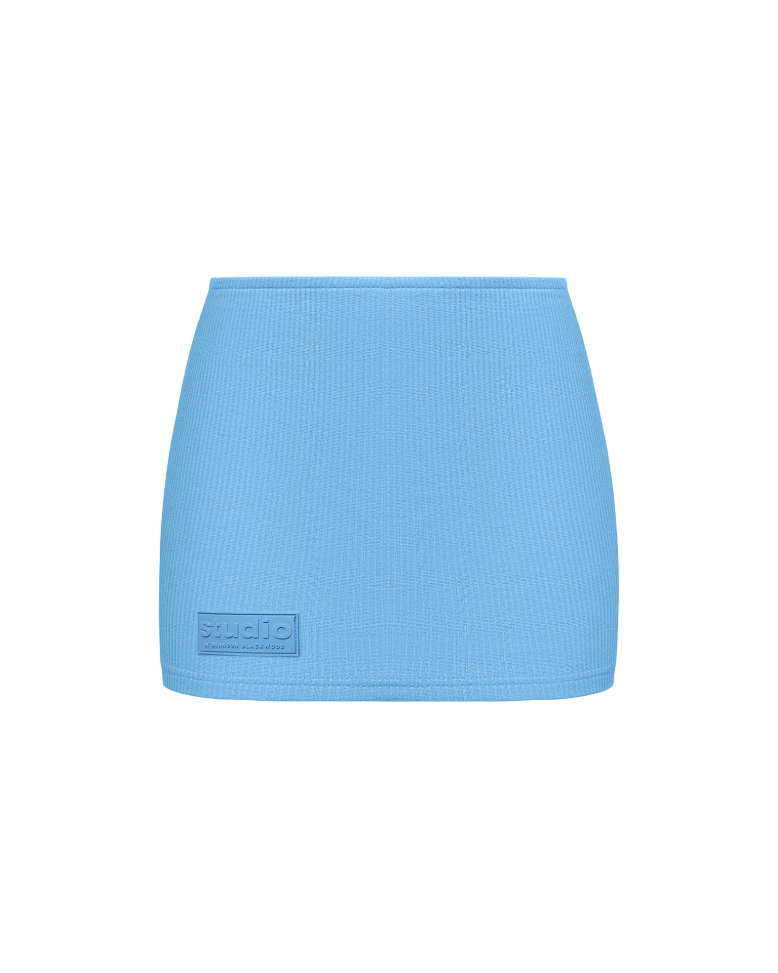 Ribbed Mid Rise Skirt
