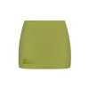 Ribbed Mid Rise Skirt