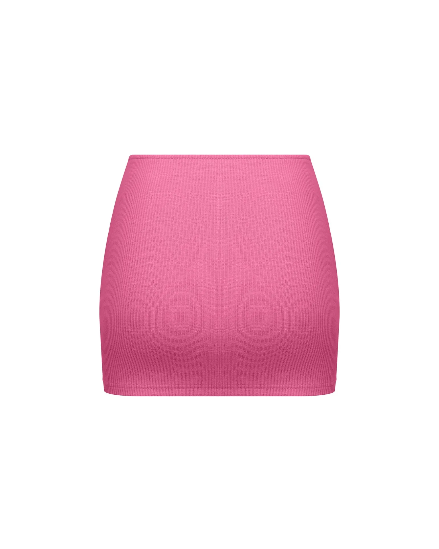 Ribbed Mid Rise Skirt