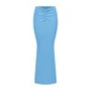 Ruched Maxi Skirt