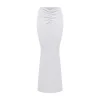 Ruched Maxi Skirt