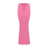 Ruched Maxi Skirt