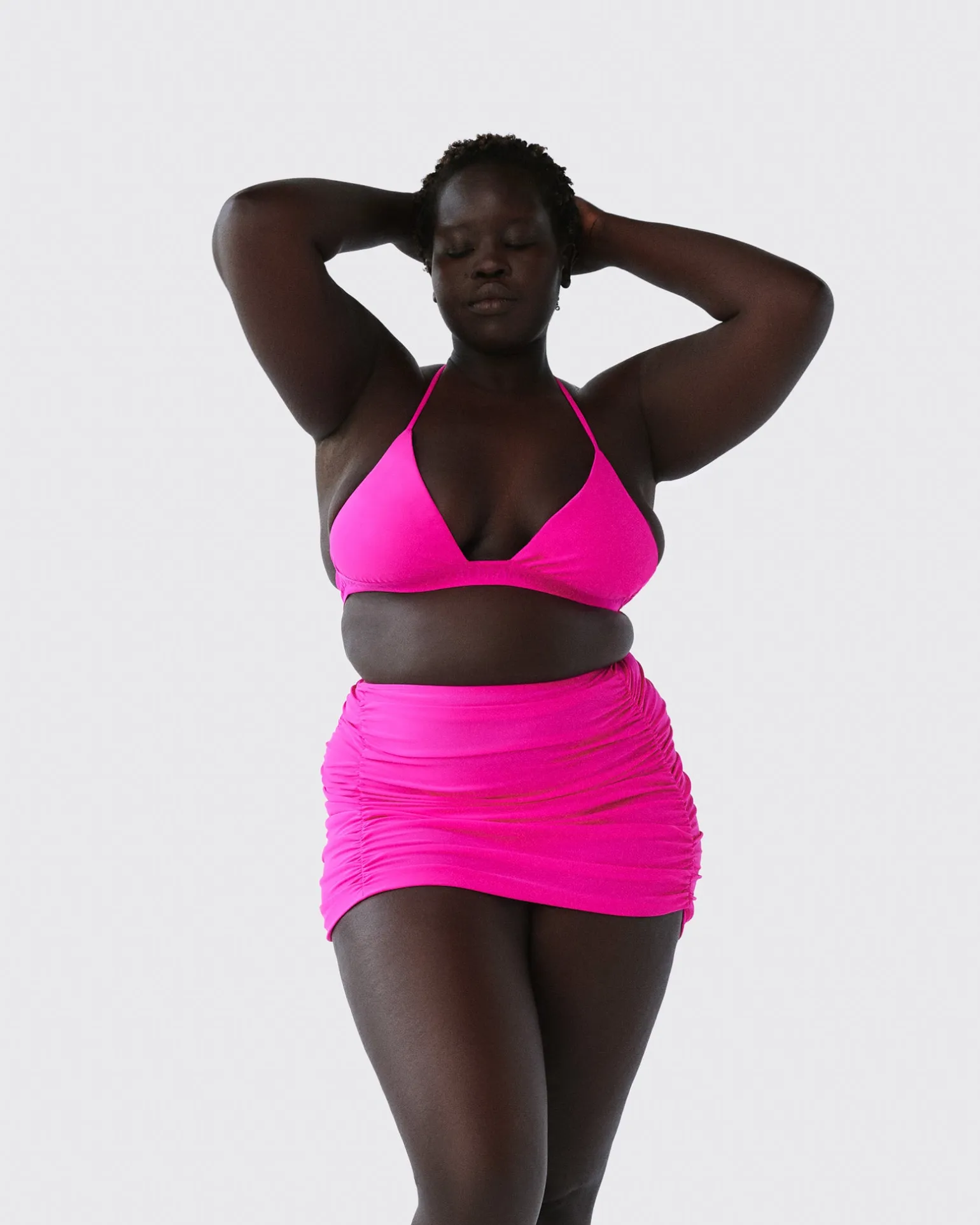 Ruched Swim Skirt